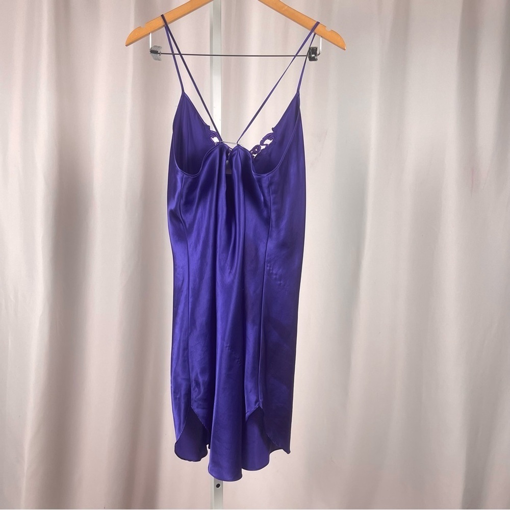 Secret Treasures XL Vintage Satin Lace Jewel Tone Nightgown Summer Y2K 90's - Picture 2 of 8